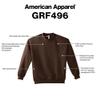 American Apparel Unisex ReFlex Fleece Crewneck Sweatshirt, White, XX-Large view 3