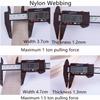 YunYunStrap 2 Inch Wide Khaki Nylon Heavy Duty Webbing Strap view 2