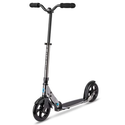Micro Kickboard | Micro Classic Black Neochrome | Two-Wheeled Scooter | Chopper-Handlebars | Fold-to-Carry | Swiss-Designed | Ages 13+