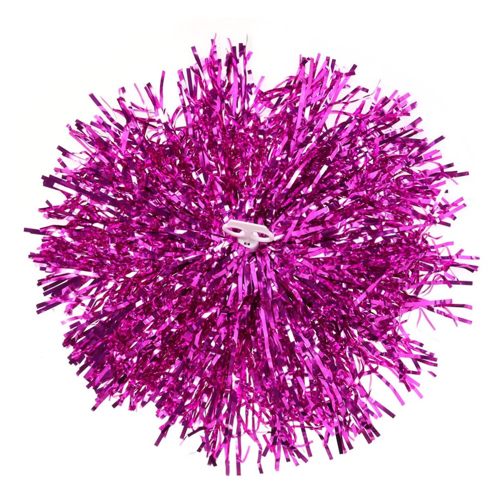SUPVOX Cheerleading Pom Poms Ring 50g Plastic Cheer Poms for Kids College High School Cheerleaders Pom Poms Sports Events Accessory