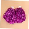 SUPVOX Cheerleading Pom Poms Ring 50g Plastic Cheer Poms for Kids College High School Cheerleaders Pom Poms Sports Events Accessory view 3