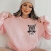 Australian Cattle Dog Sweatshirt, Custom Australian Cattle Dog Hoodie, Dog Mama Shirt Gift, Unisex Crewneck Sweatshirt, S2067 Black view 3