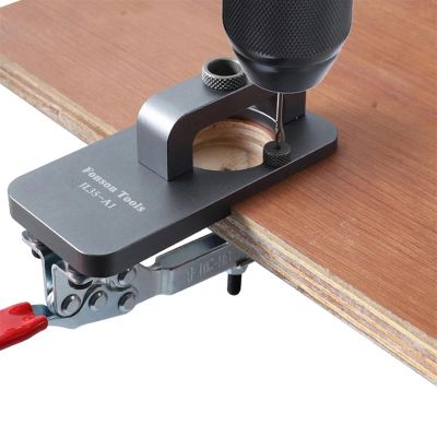 35mm Hinge Boring Jig Kit Woodworking Hole Drilling Guide Locator Tool for Door Cabinets Woodworking DIY Woodworking Tools (Color : Type B)