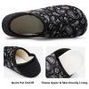 Fires Womens Slippers House Slippers for Women House Shoes for Women Lightweight Around Home Shoes With Non-Slip Rubber Sole for Indoor/Outdoor & Travel BlackBoho 5.5-6.5 Women/4-5 Men view 2