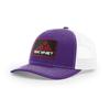 Skynet Logo : Terminator Movie, Snapback Hat (Purple/White) view 1