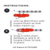 Insane Chains Bicycle Chain Cover  Protects Your Clothing Against Chain Lube and Adds Style - Easy Installation  No Tools Required  Single-Speed or Fixed-Gear Bikes Only (Red-Solid, Toddler) view 2