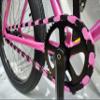 Insane Chains Bicycle Chain Cover  Protects Your Clothing Against Chain Lube and Adds Style - Easy Installation  No Tools Required  Single-Speed or Fixed-Gear Bikes Only (Red-Solid, Toddler) view 3