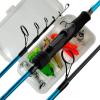Mermaid Gear Telescopic Travel Fishing Rod, Light Weight 24 Ton Carbon Fiber Blank Rod, Solid Carbon Tip, Stainless Steel Insert Guides, Comfortable EVA Handle, Travel Rod, Easy to Carry (MGM-MC76MS) view 1