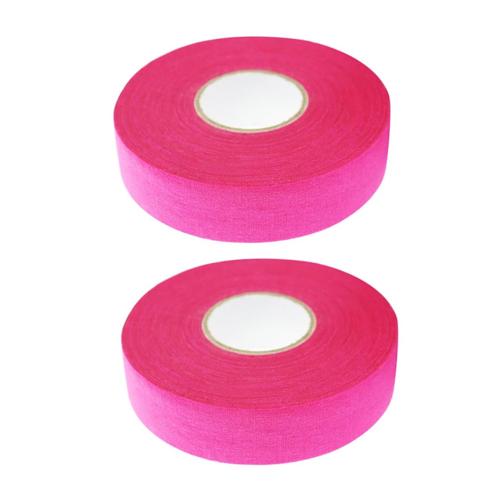 SUPVOX 2pcs Hockey Stick Tape Anti-Slip Sticky Wrap for Enhanced Grip and Durability for Practice Sports Use Rosy