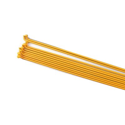 Bioparty 14G Dead Flying Color Bike Spokes Bicycle Parts Bicycle Steel Wire 45 Steel Silver Black 268mm 280mm Iron Hat Curved Spokes (Color : Orange 32Pcs), Bioparty055