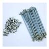 Bioparty Electric Bicycle 12G Diameter 2.5mm Length 56-240mm Spokes #45 Steel + Nipples 37pcs/lot (Color : 145mm) view 1