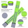 Xeiophoy Reflective Band for Night Running Walking, 6 PCS Premium Reflective Bands for Arm/Wrist/Ankle/Leg, High Visibility Reflective Running Gear Adjustable for Men and Women view 3