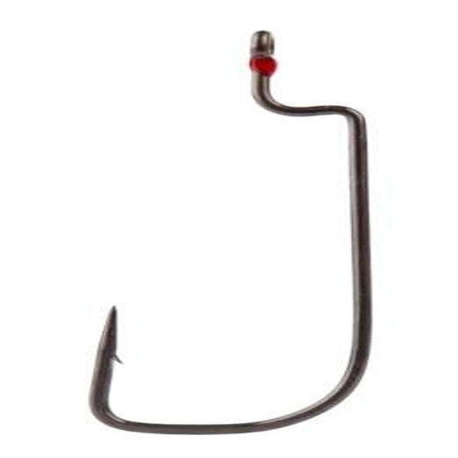 Mustad 39820AP-TX-2/0-6A Tactical Bass Hooks, Tac-Offset Worm, 2/0, 6