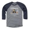 500 LEVEL Rudy Gobert 3/4 Sleeve T-Shirt (Baseball Tee, XXX-Large, Navy/Heather Gray) - Rudy Gobert Minnesota Cover WHT view 1
