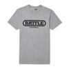 Battle Sports Original Football T-Shirt for Adults and Kids, Novelty Graphic (US, Alpha, Medium, Grey/Black, Youth) view 1