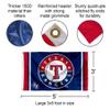 Texas Rangers Circle Logo 3x5 Foot Grommet Banner Flag view 2