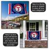 Texas Rangers Circle Logo 3x5 Foot Grommet Banner Flag view 4