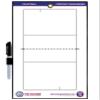 The Coacher Volleyball Premium Dry Erase Magnetic Coaching Coach Board Clipboard - Made in The USA - Double-Sided - Training Aids Supplies Equipment Gear (12 Ceramic Player Magnets) view 2