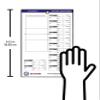 The Coacher Volleyball Premium Dry Erase Magnetic Coaching Coach Board Clipboard - Made in The USA - Double-Sided - Training Aids Supplies Equipment Gear (12 Ceramic Player Magnets) view 4