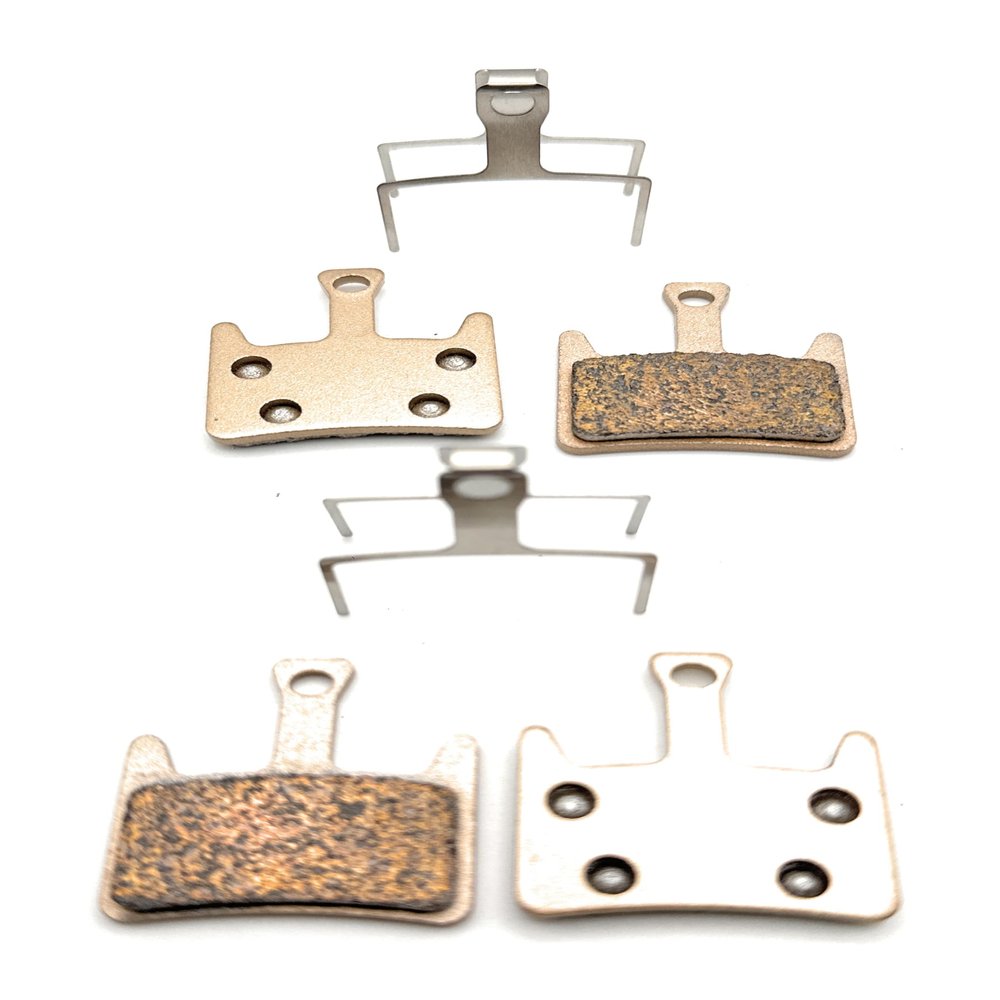 2 Bike Brake Pads sintered for Hayes Prime. The Bicycle Replacement Part for OEM Brakes for high Braking Power