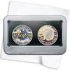 Armor Coin & Emblem - Volleyball Challenge Coin - Game -Memorabilia - Encouragement Gift Ideas - Recognition for Volleyball Player Coach Official (with Tin Box Set of 2) view 1