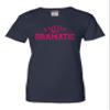 Go All Out Medium Navy Blue Women A Little Bit Dramatic T-Shirt view 3