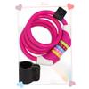 BESPORTBLE 1pc High Security Combination Spiral Steel Wire Lock Theft Bike Cable Lock for Motorbikes and More Random view 3