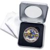 Armor Coin & Emblem - Volleyball Challenge Coin - Value & Integrity - Game -Memorabilia - Encouragement Gift Ideas - Recognition for Volleyball Player Coach Official (with Tin Box)