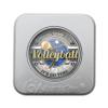 Armor Coin & Emblem - Volleyball Challenge Coin - Value & Integrity - Game -Memorabilia - Encouragement Gift Ideas - Recognition for Volleyball Player Coach Official (with Tin Box) view 2