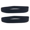 2Pcs Elastic Sports Headbands for Yoga and Running Non-Slip Sweat Absorbent Sweatbands for Fitness Exercises Black Fits All view 1