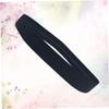 2Pcs Elastic Sports Headbands for Yoga and Running Non-Slip Sweat Absorbent Sweatbands for Fitness Exercises Black Fits All view 3