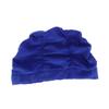 BESPORTBLE 2pcs Women Pleated Swim Cap Comfortable Ear for Hair Lightweight Bathing Hat Black for Swimming and Water Sports view 1