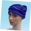 BESPORTBLE 2pcs Women Pleated Swim Cap Comfortable Ear for Hair Lightweight Bathing Hat Black for Swimming and Water Sports view 2
