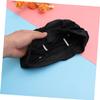 BESPORTBLE 2pcs Women Pleated Swim Cap Comfortable Ear for Hair Lightweight Bathing Hat Black for Swimming and Water Sports view 3