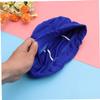 BESPORTBLE 2pcs Women Pleated Swim Cap Comfortable Ear for Hair Lightweight Bathing Hat Black for Swimming and Water Sports view 4