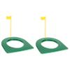 BESPORTBLE 6pcs Portable Golf Putting Cup Random Flag Color Training Aid for Skill Improvement and Fun Practice view 1