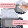 NGIL Canvas 20" inch Duffle Bag (Pastel Floral-Navy) view 3