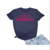 Go All Out Small Navy Blue Mens A Little Bit Dramatic T-Shirt view 1