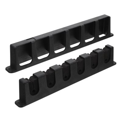 BESPORTBLE Wall-mounted Fishing Rod Holder Rack Sturdy Storage for Home Design with Eva Lining Space-saving Organizer for Fishing Poles for Enthusiasts and Families