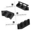 BESPORTBLE Wall-mounted Fishing Rod Holder Rack Sturdy Storage for Home Design with Eva Lining Space-saving Organizer for Fishing Poles for Enthusiasts and Families view 3