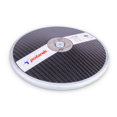 Polanik Discus CCD20 - Carbon Competition Discus - with Center Plates | 1.75 kg | WA Certified - I-20-1006 | 74% Rim Weight