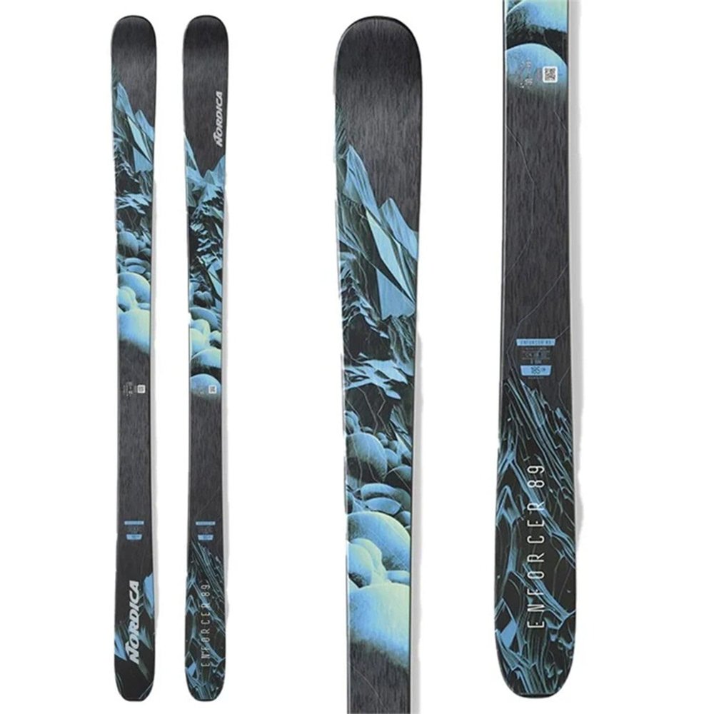 Nordica Enforcer 89 Skis, Black / Blue / Lime, 179cm