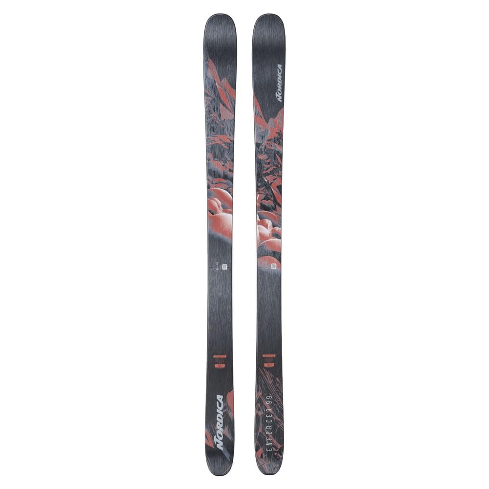 NORDICA Unisex Adults Enforcer 99 Lightweight Durable Maneuverable All-Mountain Skis Without Bindings | Winter Sports, Black/Red/Blue, 167