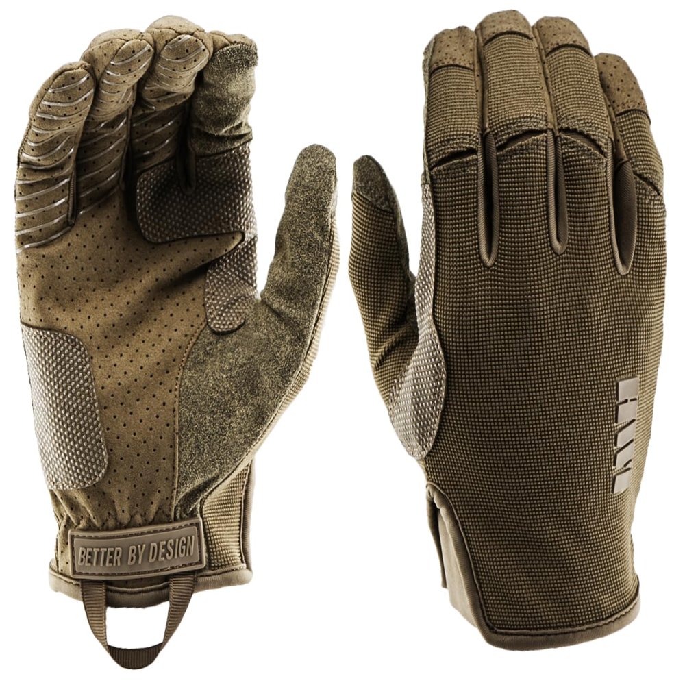 HWI Gear TAC-TEX PRO TACA300 Gloves, Hunting, Outdoor Sports, Touchscreen, Light Duty, Breathable, Dexterity, Coyote Brown, Large
