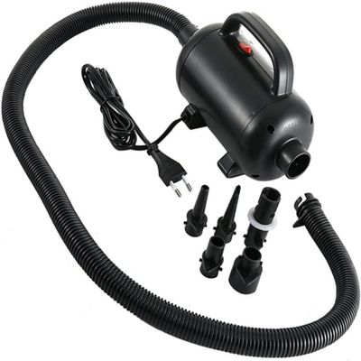 Air Pump, Electric Air Compressor,Tyre Inflator Air Compressor, 1, 1200W Air Compressor with 2 Nozzles, Quick Inflate/Deflate, Gymnastics Pump Mats