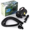 Air Pump, Electric Air Compressor,Tyre Inflator Air Compressor, 1, 1200W Air Compressor with 2 Nozzles, Quick Inflate/Deflate, Gymnastics Pump Mats view 2