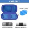 Heart Rate Monitor Case for KardiaMobile 6L / 6L Max 1L Personal EKG Monitor Storage Holder for Cardiac Mobile Portable Heart Rate Monitor Bag Organizer (Pill Box Included) Dark Blue view 2