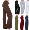 Cargo Sweatpants Women Casual Stretch High Waist Workout Joggers Straight Leg Sports Gym Yoga Trousers with Pockets view 2