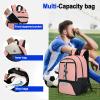 Goloni Youth Soccer Bag,Basketball Bag with Ball Compartment & Shoe Compartment,Backpack for Football Volleyball Basketball view 2