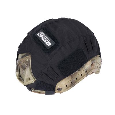 EXCELLENT ELITE SPANKER Tactical Helmet Cover, Military Fast Helmet Cover for Ops-Core Fast PJ/MH in Size M/L -Without HelmetBlack